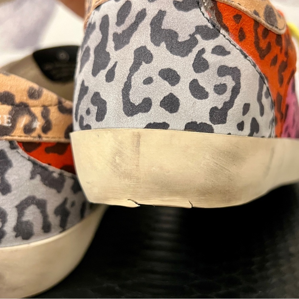 HTF GOLDEN GOOSE Multi COLOR Leopard SUPERSTAR Penstar 37 - Picture 12 of 12